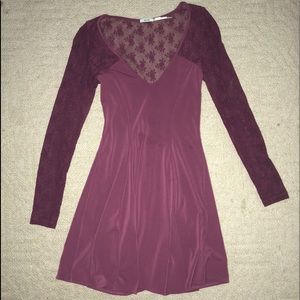 Urban outfitters maroon dress, size xs